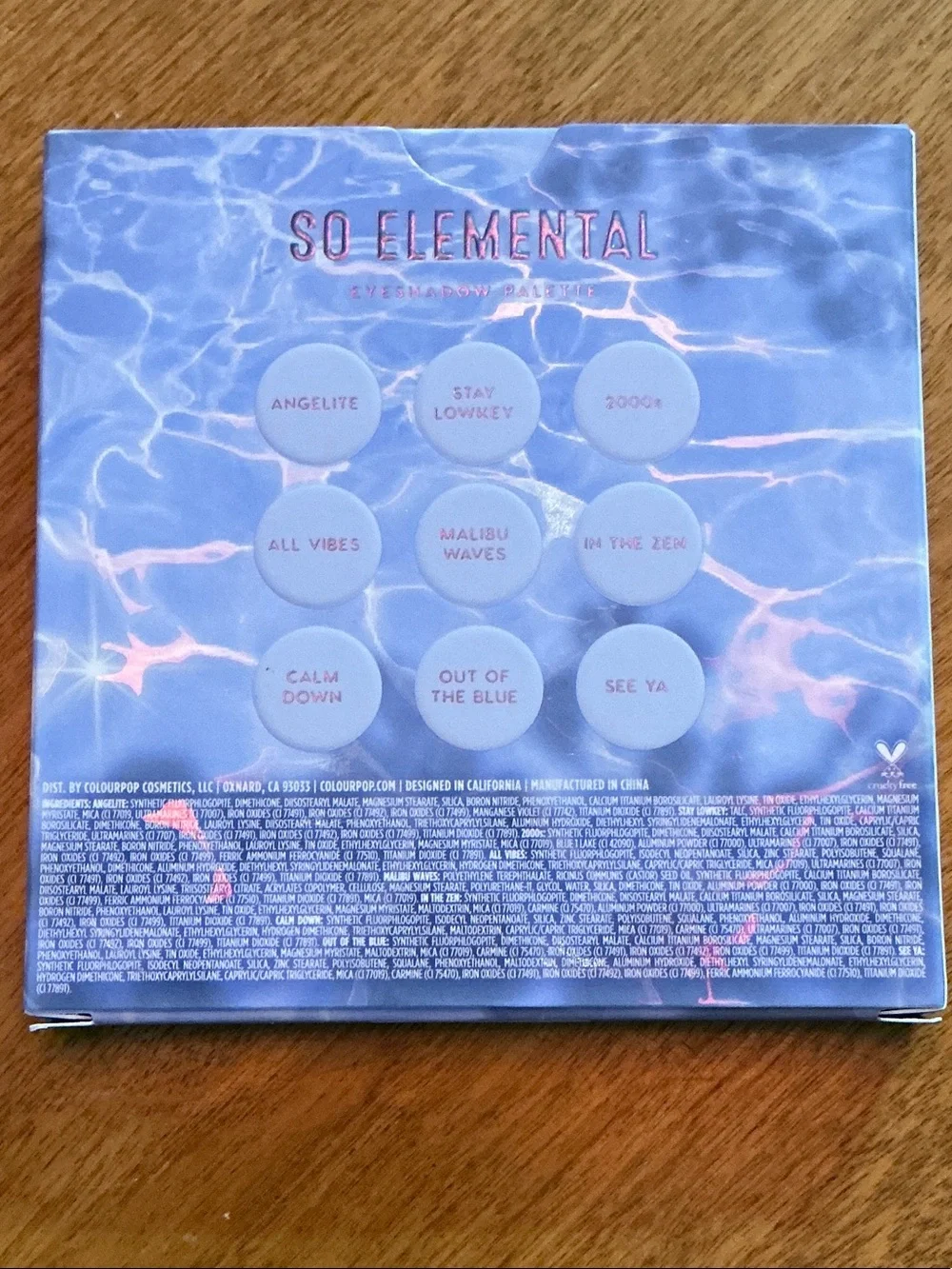 ColourPop So Elemental Eyeshadow Palette - Lavender With Pink Foil - Picture 6 of 7